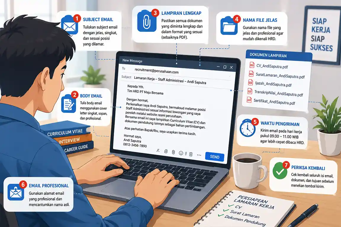 Tips Mengirim Lamaran Kerja Lewat Email