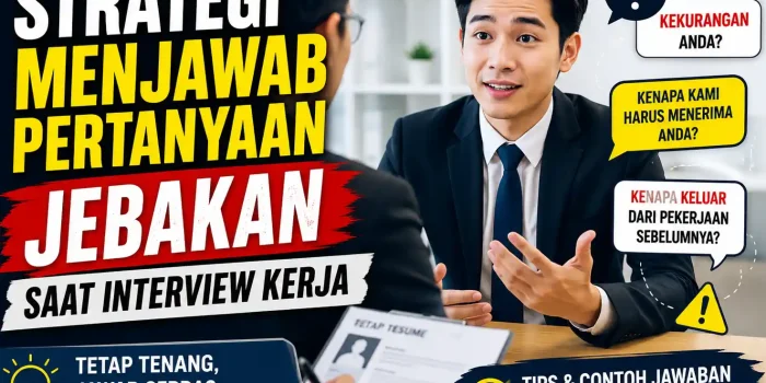 Pertanyaan Jebakan Saat Interview Kerja