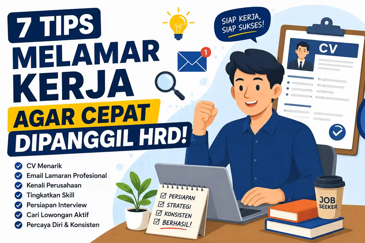 7 Tips Melamar Kerja agar Cepat Dipanggil HRD